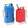 2 Pcs/Set Plastic Fuel Tank Mini Gas Can for SCX10/TRX4 RC Crawler Truck Scale Hobby Scenarios