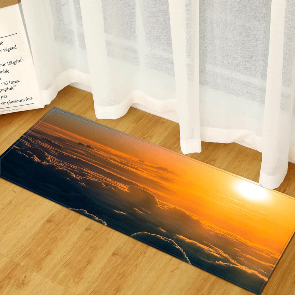 Scenic Sand Wardrobe Shoe Cabinet Long Floor Mat