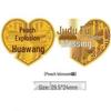 999 Pure Gold Princess Phone & Fridge Stickers: Prosperity, Peace, and Joy