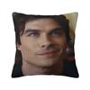 Damon Salvatore Pillow Case Novelty Pillow Cover Square Printed Cushion Cover Pillowcases For Sofa Home Decoration
