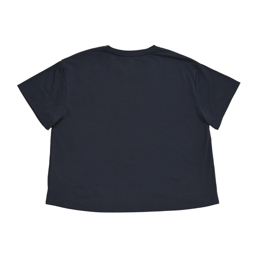 WT51133 Drapey Relaxed Short Sleeve BK [New Balance] T-Shirt (WT51133) Women's (Black)