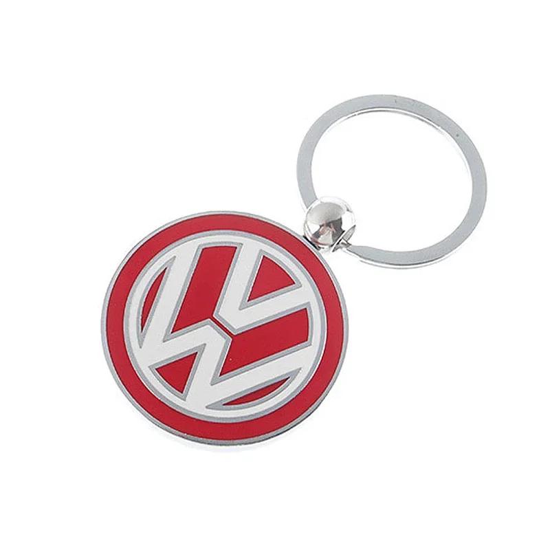 

2025 Hot Volkswagen RLine Keychain With Brand Badge Genuine Zinc Alloy Anti-Theft Car Key Organizer Gift Pendant For Men Women S