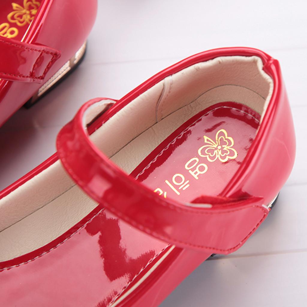 Girls Shoes 2025 Newly Arrived Infant Kids Baby Girls Crystal Bling Bowknot Single Princess Shoes Sandals Girls Sandals Shoe Red