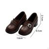 1 Pair Miniature Figure Shoes with Loafer Footwear Trendy Fashion Accessories Easy to Wear