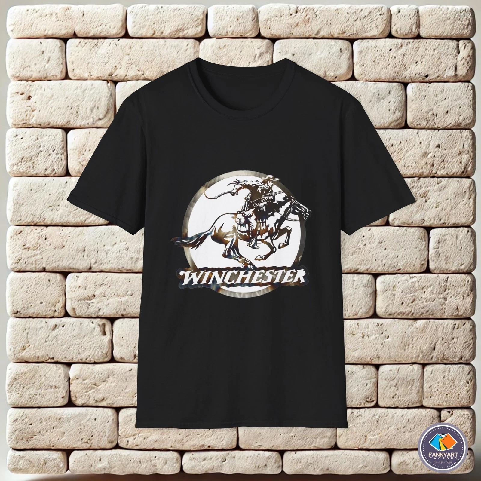Winchester Horse & Rider Logo Unisex T-Shirt S