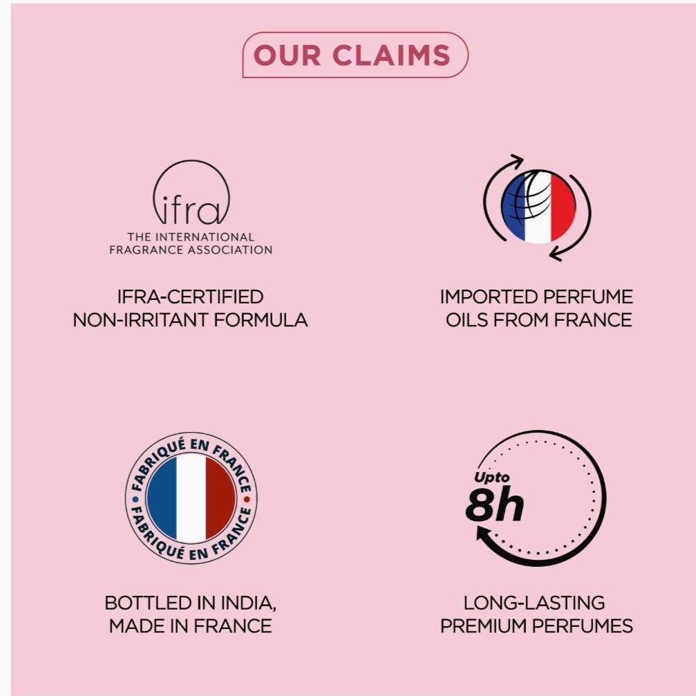 Bella Vita Luxury Rose Woman Eau De Parfum Perfume for Women with Black Currant, Vanilla, Jasmine| 100 Ml