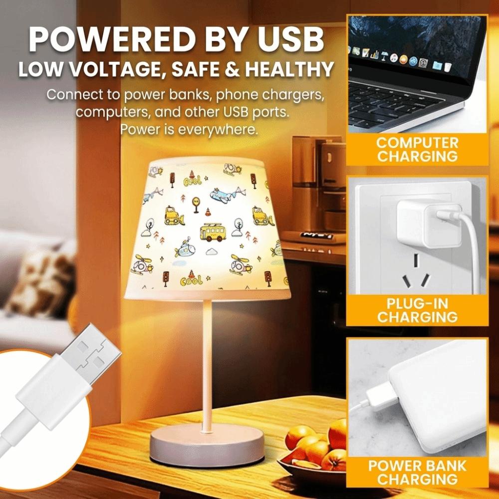 Non-Glare Lighting Car Table Lamp Lightweight Material Ambient Night Light Reading Nook