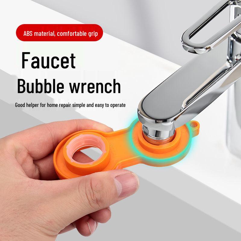 Multi-Function Water-Saving Faucet Aerator Spout Wrench & Filter Sleeve