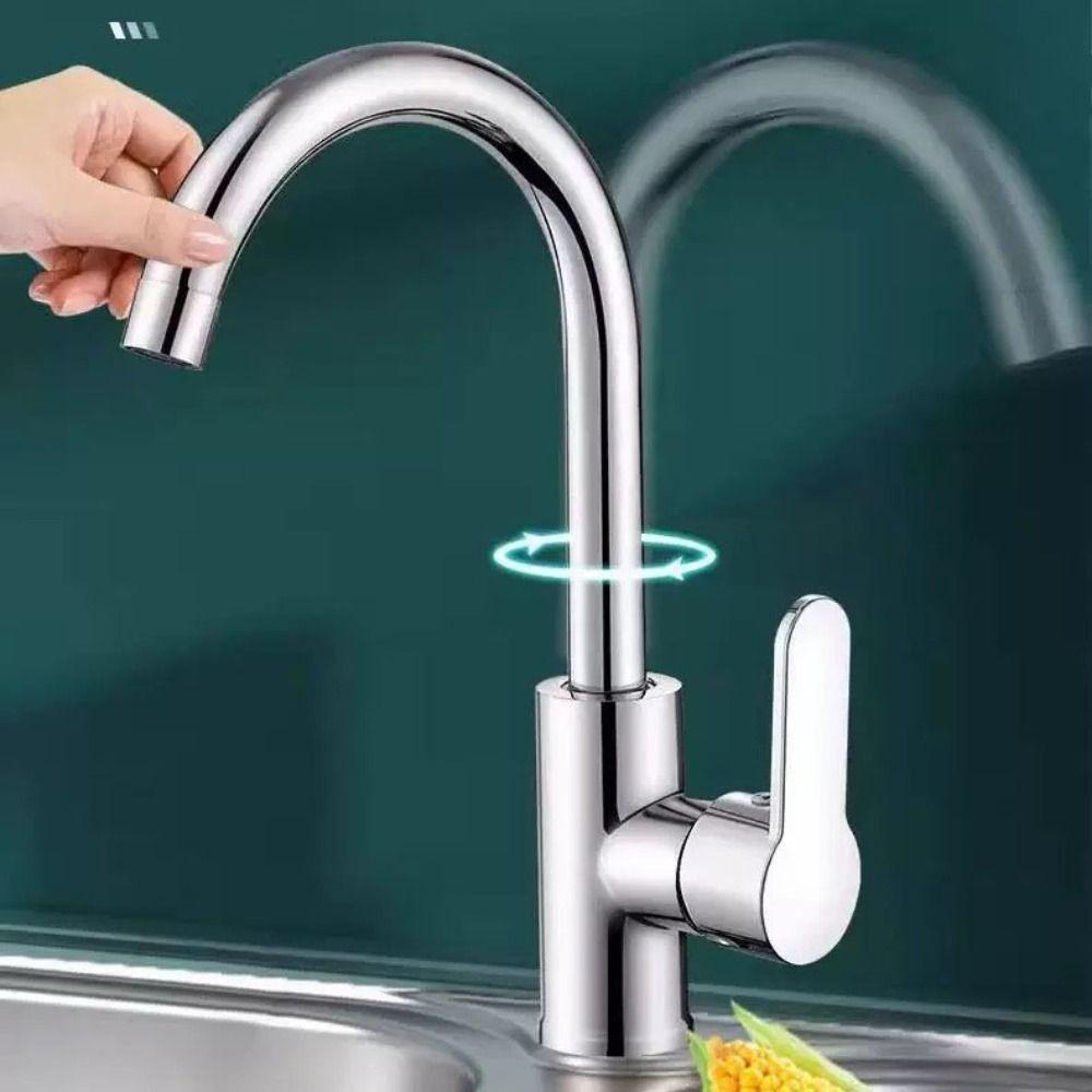 Rotatable Single Cold Water Faucet Universal Kitchen Water Tap Sink Water Tap  Washbasin