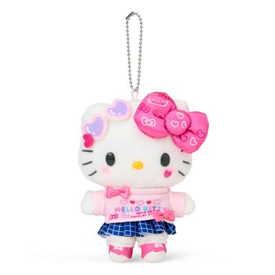 Sanrio Maskotu Gakuen Kirameki Hello 6 Yaş ve 609552 Tutucu, Festival, Kitty, Polyester/Çelik, yukarı,