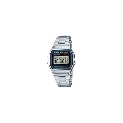 Casio A-158WA-1 Standard Digital Watch Silver Unisex Men's Wristwatch