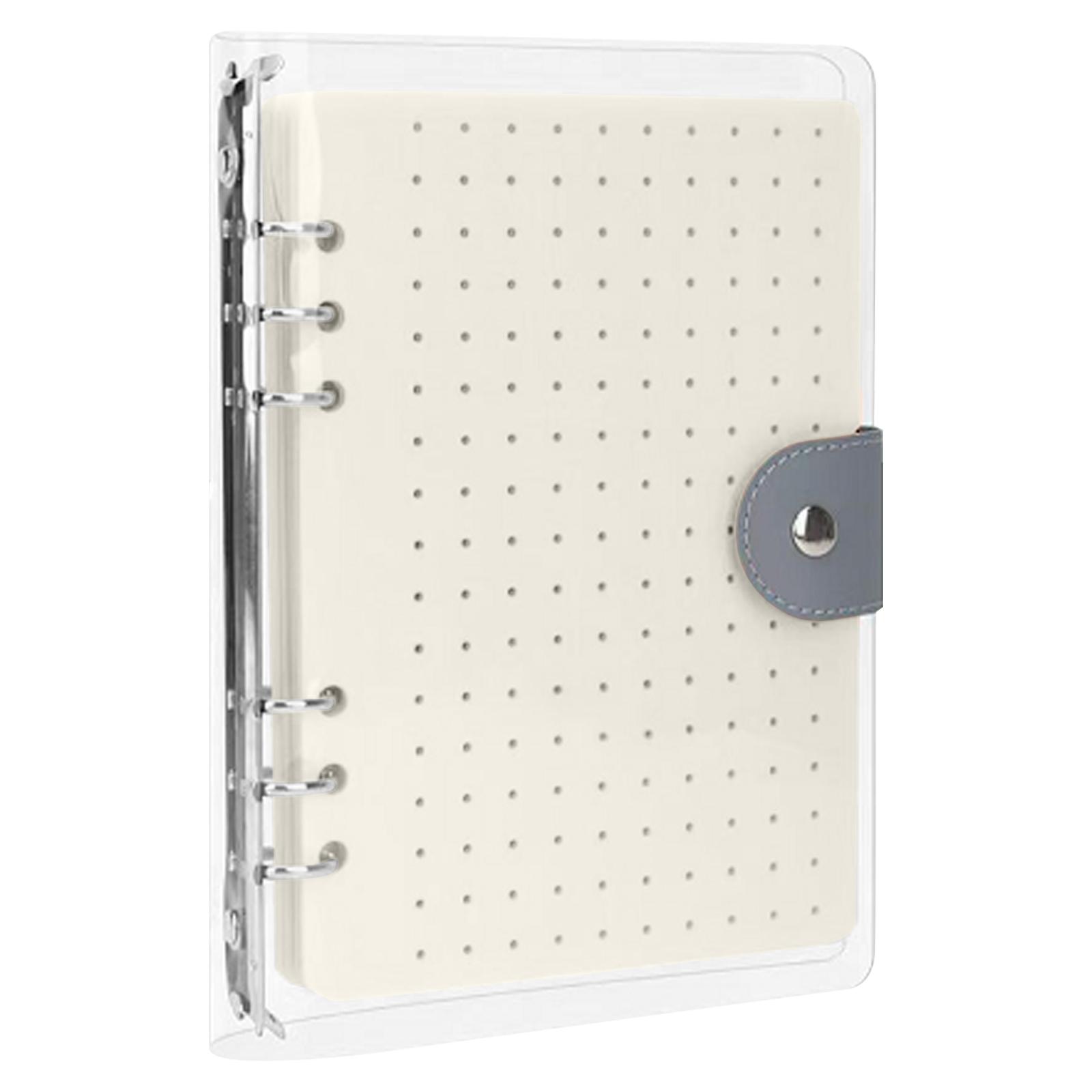 

Brooch Storage Box, Medal Storage Notebook 6-page Clip Display Rack One Size білий