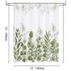 Handun Temu Minimalist Floral Waterproof Shower Curtain