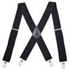 5cm Men Suspenders High Elastic Adjustable 4 Strong Clips Suspender Straps Heavy Duty X-Shaped Back Trousers Braces