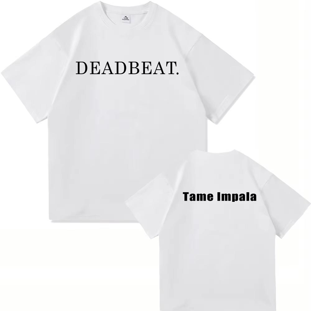 Tame Impala Deadbeat 2025 New Album Tshirt Deadbeat Tour UnisexUnisex Clothing Harajuku High Quality Clothes Cotton Tshirts