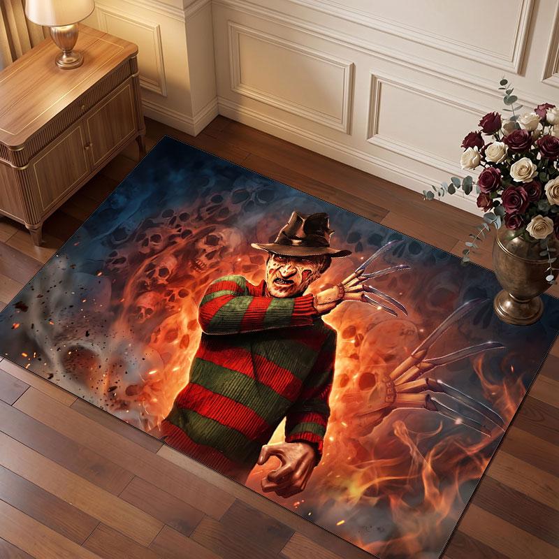 A Nightmare on Elm Street Freddy Krueger Rug Soft Thick Non Slip Floor Carpet for Bedroom Living Room Home Decor