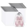 Waterproof Transparent Drawstring Shoe Bag for Travel