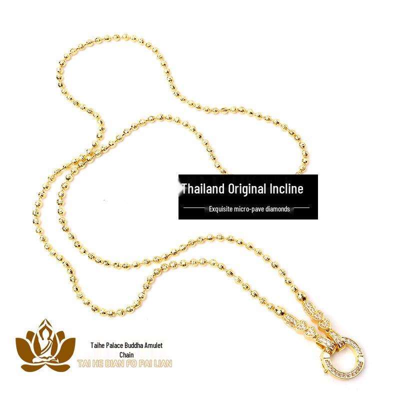 

Тайский амулет-сердце с микропаве из страз, ожерелье-браслет - Не выцветающий и изысканный дизайн для женщин