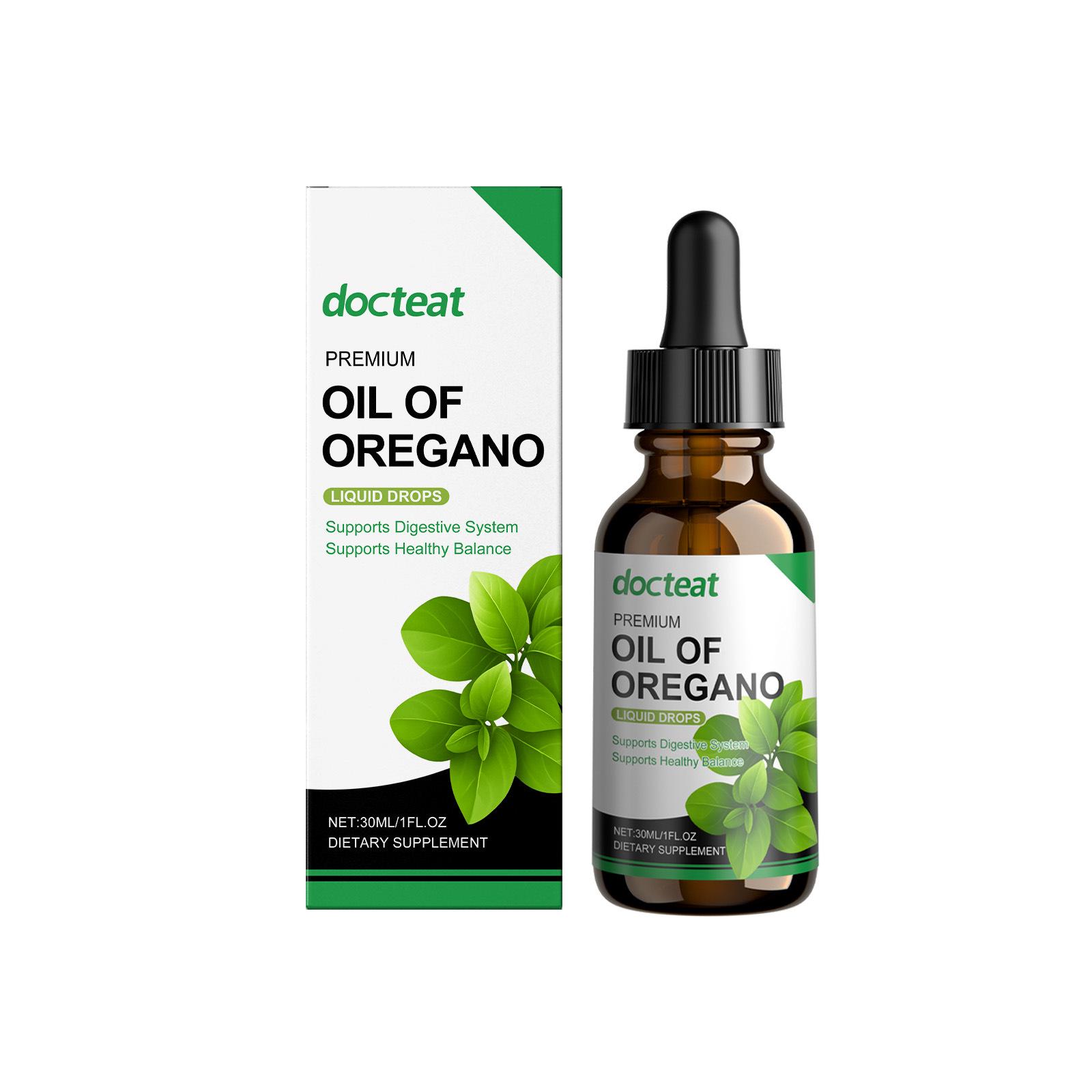 Docteat Oregano Oil Care Drops - Supports Daily Care & Relieves Body and Intestinal Discomfort