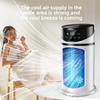 3-In-1 Multifunctional Portable Air Conditioner, Humidifier, Atmosphere Light Fan | USB Cooler with 16.91-Ounce Water Tank,9-Speed Settings