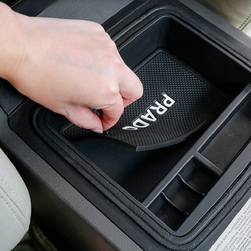 For Toyota Land Cruiser Prado FJ120 FJ150 2002~2020 Car Armrest Hidden Plastic Organizer Holder Storage Box Interior Accessories