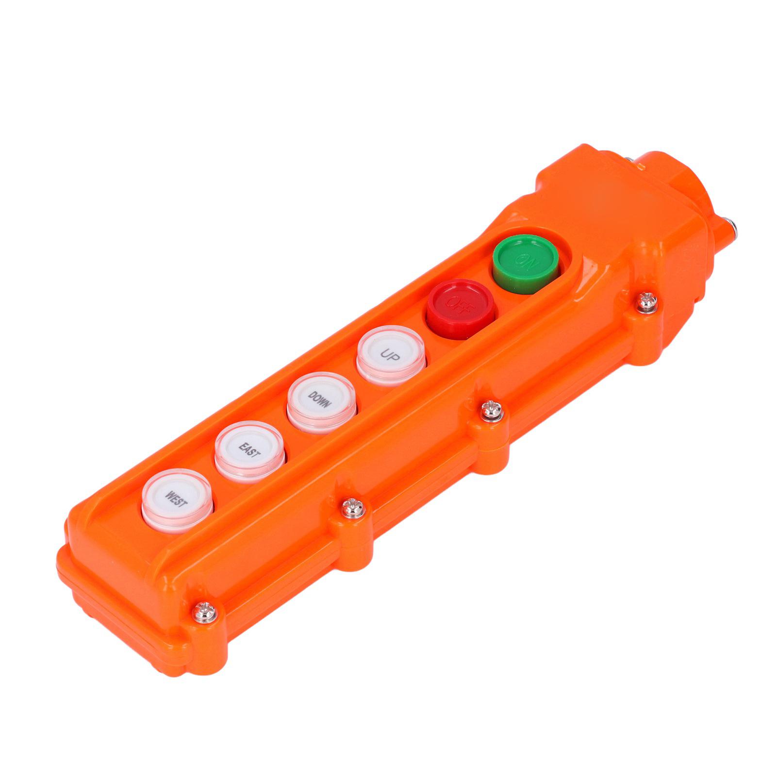

Crane Controller Hoist Remote Control Station Push Button Switch 6 Ways COB‑62A 220V 500V
