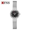 OFNS Women's Retro Quartz Watch with Wheat Ear Mesh Strap - Waterproof Ladies Wristwatch