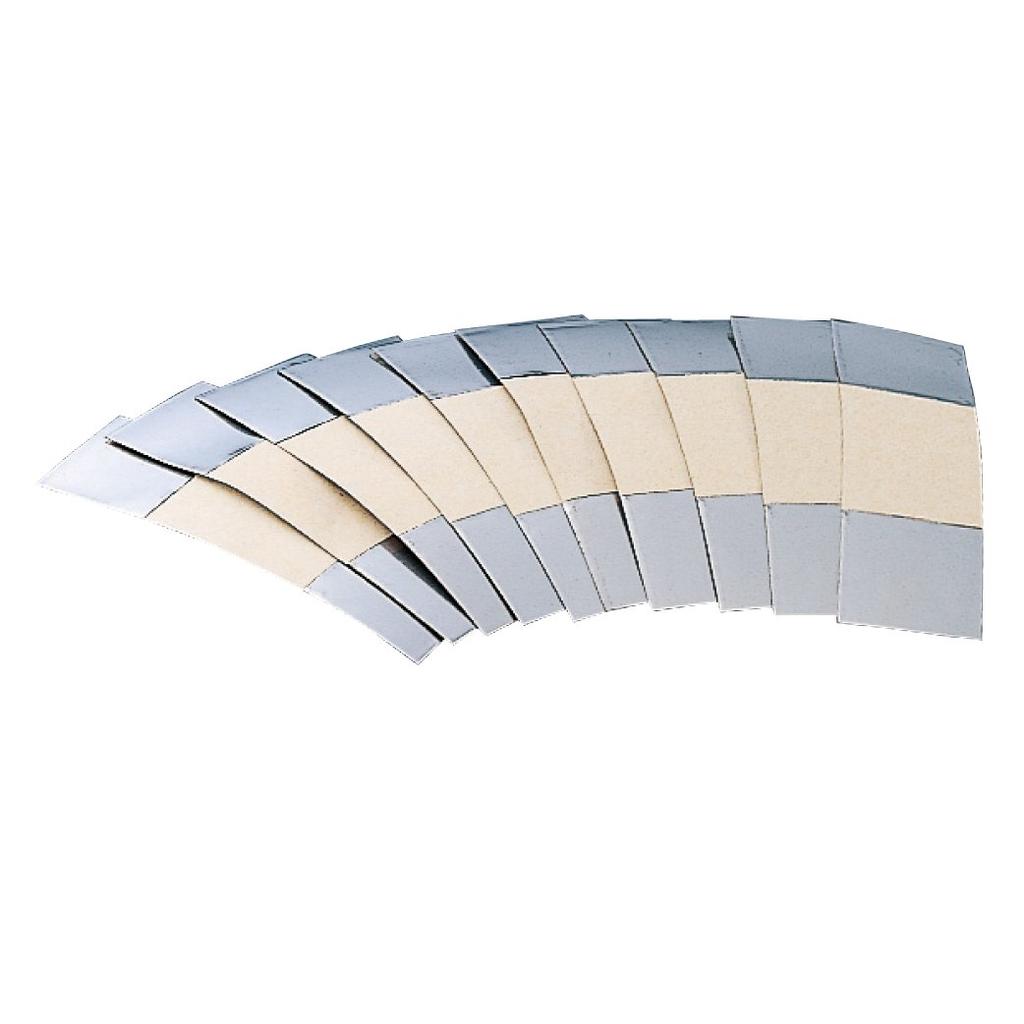 HOZAN Grounding Pack of Connectable Grounding Plates with Attaches to Conductive Mat Plates, 10, Anti-Static, Adhesive, Joints, F-28