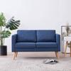 Day and Night - Day and Night 2-seater Sofa In Blue Fabric