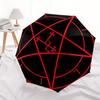 Dark Magic Pentagram Symbol StickerUmbrella, Portable 3-Fold Umbrella for Men & Women,Christmas Gift ES361