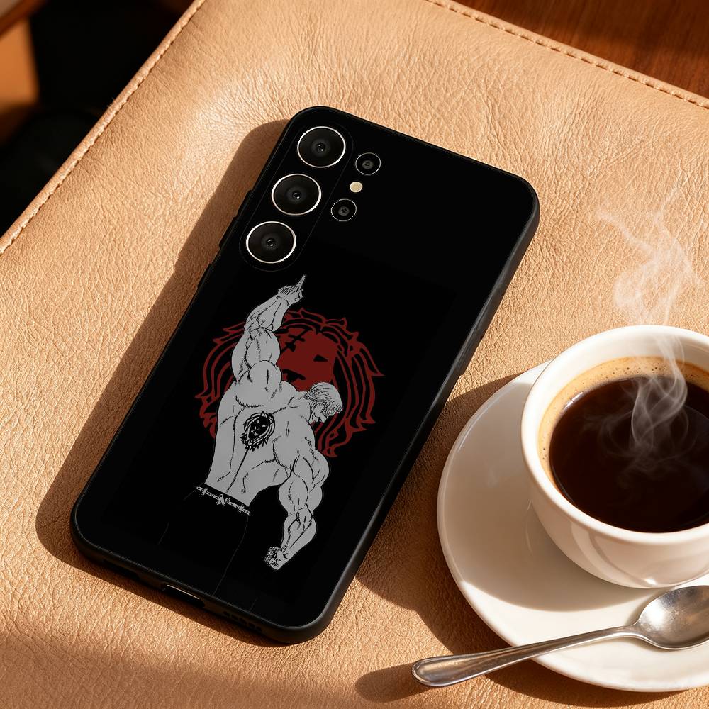 

Чехол для телефона E-Escanor S-Sun Мультяшный для Samsung S26, S25, S24, S21, S22, S23, S30, Ultra, S20, FE, Lite, 10, 9, Черный Samsung S25ULTRA