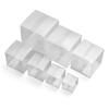 10Pcs Transparent Plastic Candy Boxes Square Gift Bag Cookie Chocolate Pouch Wedding Favors Present Pocket Home Decor