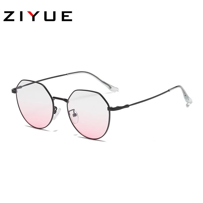 

Трендовые очки без диоптрий с защитой от синего света для женщин с градиентной оправой цвета румян - Подходят для рецептурных линз.