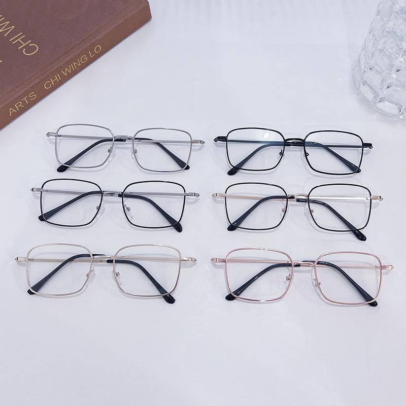 Sven Gold Wire Glasses Men'S Face Small Metal Thin Frame Color-Changing Flat Glasses High Value Myopia Glasses Frame
