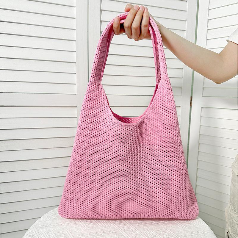 Exquisite 2026 Knitted One-Shoulder Tote: Versatile, Large-Capacity, All-Match Casual Handbag.