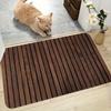 1pc Imitation Wood Floor Pattern DoorMat, Non-slip Carpet, Suitable for Living Room, Bedroom, Bathroom, Holiday Home Decoration
