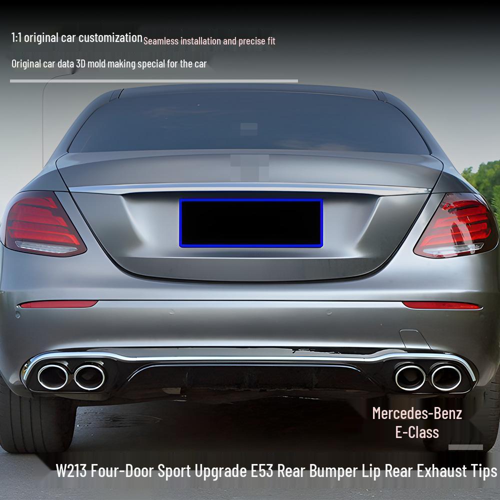 Mercedes-Benz E-Class W213 (2017+) Sport Rear Diffuser Tailpipes for E53/E63 