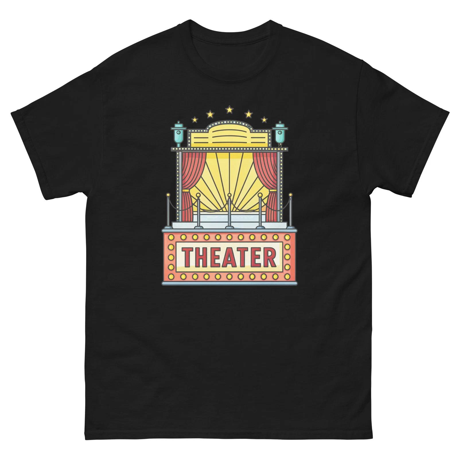 Theater Everyday Location Building Place T-Shirt 2XL