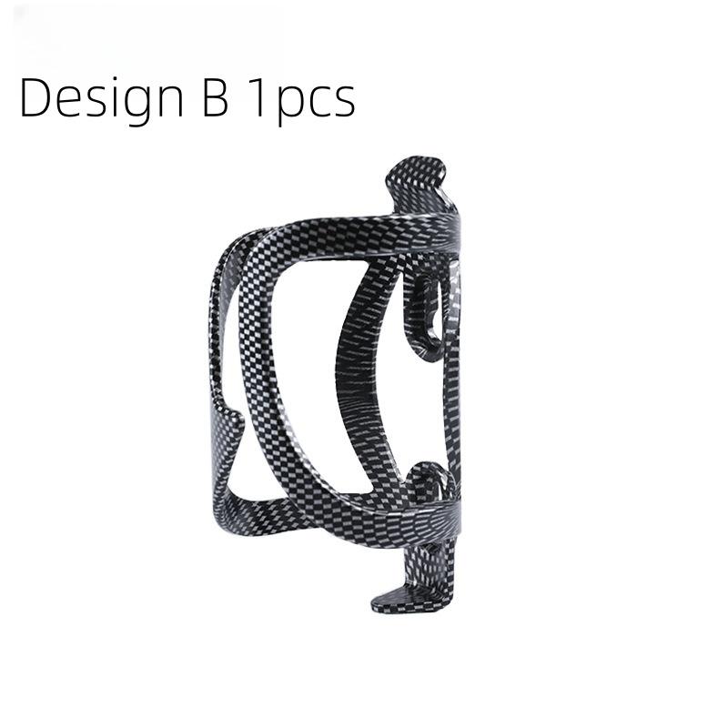 Universal ABS Bike Water Bottle Holder with Carbon Texture - Anti-Slip Cycling Cup Cage for Mountain Road Bikes Accessories
