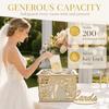 With Lock Wooden Envelope Box 22.5x15x15cm Wooden Money Box DIY DIY Card Box  Bridal Shower