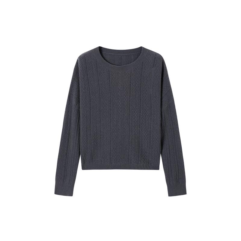 Elva' Island Women's Wool Pullover Sweater