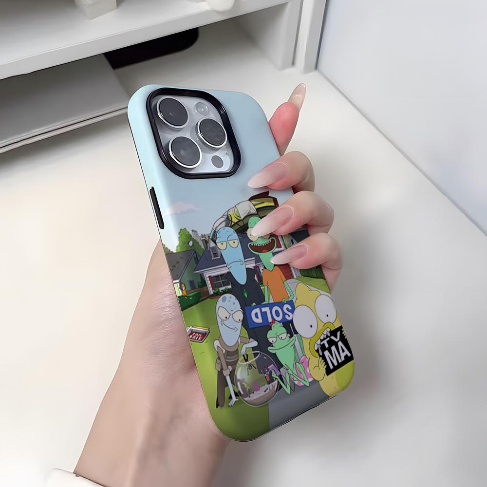 Solar Opposites Pupa Phone Case For Iphone 16 Pro Max 15 13 14 12 11 14 Pro Max 15 Pro Max Two-in-one Cover
