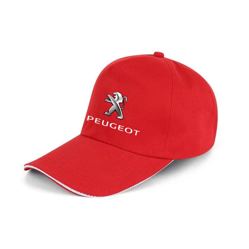 Fashion Baseball Caps Spring Summer Sport Cap Solid Hip Hop Hat for Peugeot Logo 108 406 407 408 206 207 208 306 307 Accessories