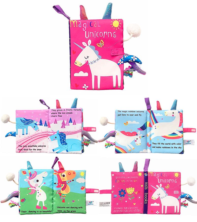 3D Animal Tail Cloth Book for Babies - Tear-Resistant and Quiet