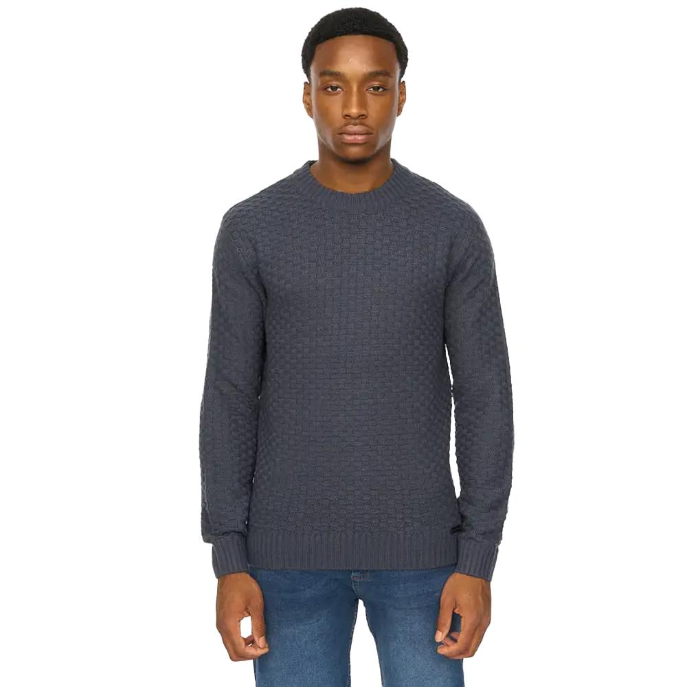 Duck and Cover Mens Matera Textured Knitted Jumper