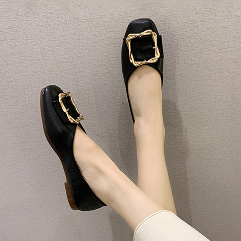 Fashion Shoes Woman Comfortable And Elegant Modis Soft Female Footwear Shallow Mouth All-Match Moccasin 2025 Summer New Dress Flat