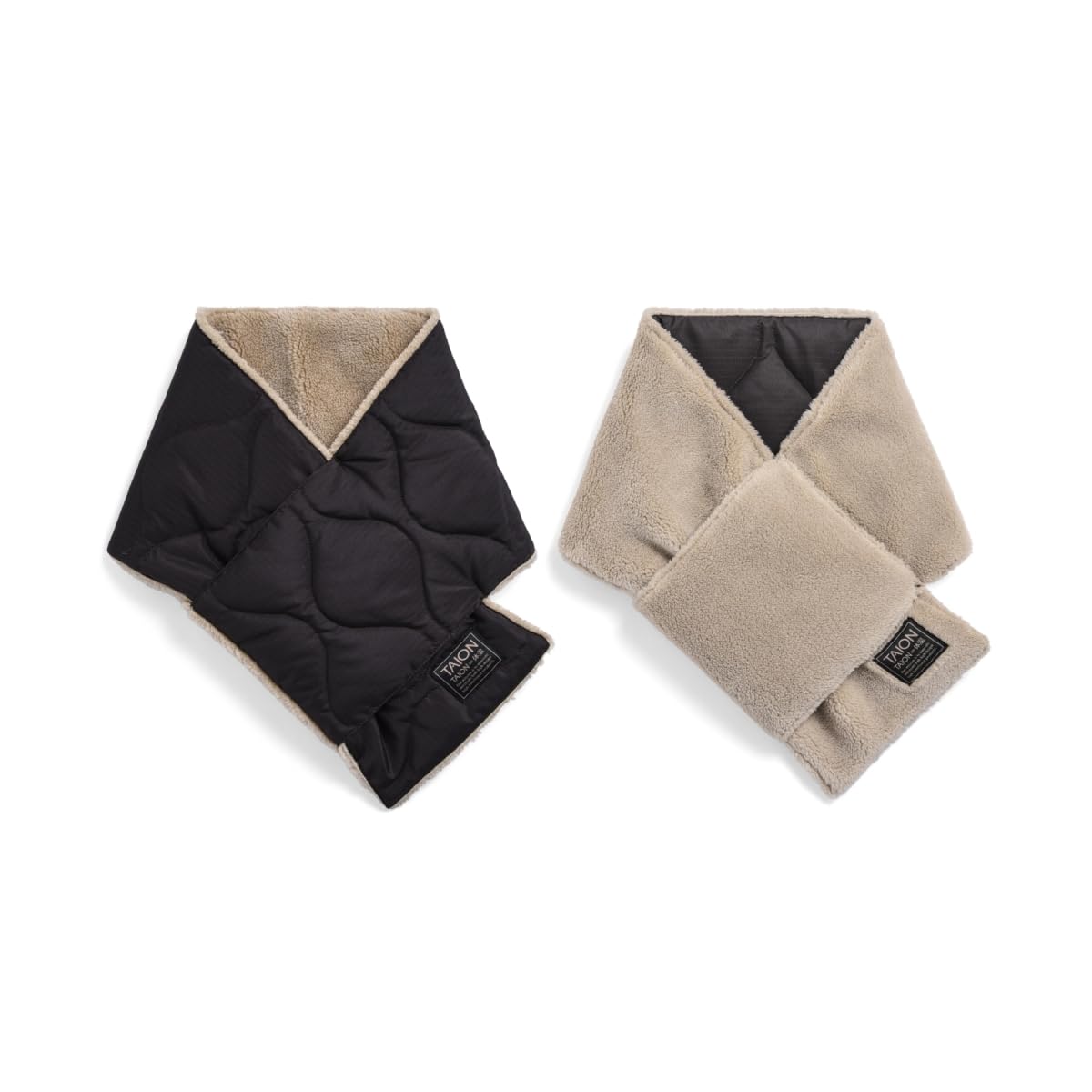 

Taion Пуховый Шарф Темный Шоколад x Один Размер R201ML-1, Бежевый,