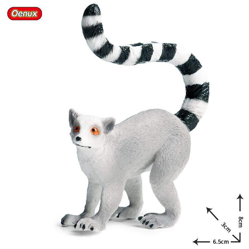 Oenux Simulation Wild Animal Chimpanzee Orangutan Gorilla Tree Sloth Monkey Model Action Figures Garden Miniature Decoration Toy