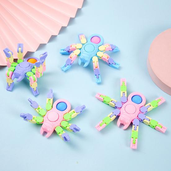 Lovely Transform Spider Stress Relief Sensory Toy Spinning Top Fidget Anti Children Gift Hand Spinner