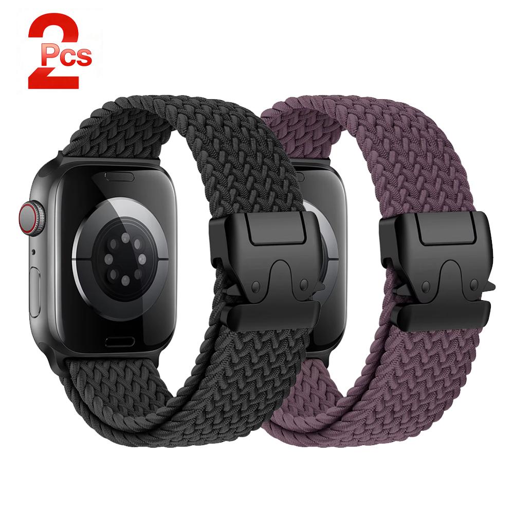 Parachute Straps for watch 11 10 Band 46mm 42mm 45mm Ultra 3 49mm 44mm 41 Braided bracelet correa iWatch Series 9 8 SE 6 7